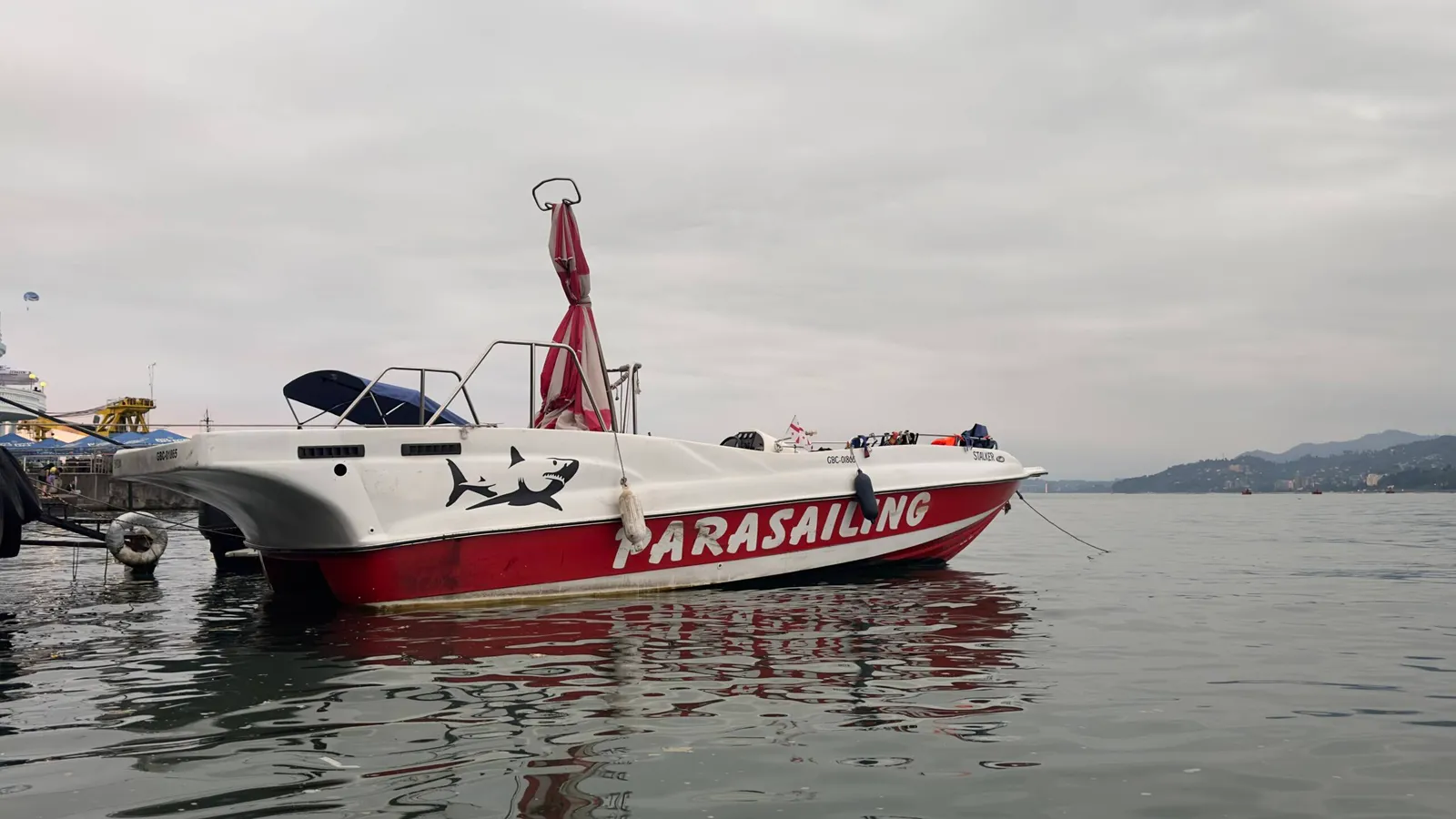 Stalker Parasailing Boat in Batumi Stalker Parasailing Boat in Batumi