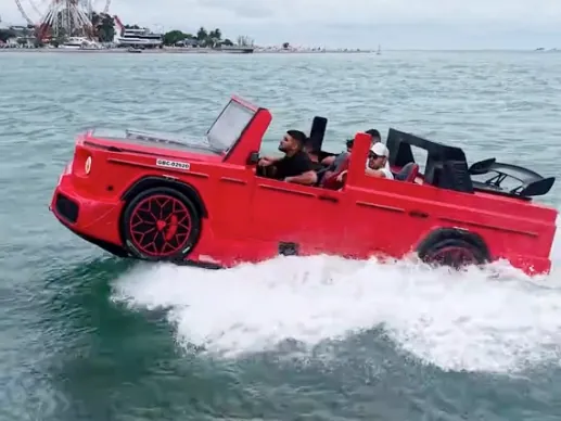 Gelandewagen Red jet car rental in Batumi - 4 people Gelandewagen Red jet car rental in Batumi - 4 people